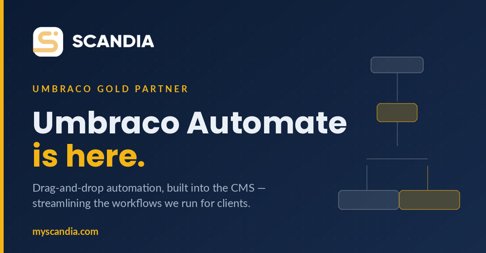 Image related to the content of the blog article title Umbraco Automate Is Here